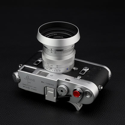 Haoge LH-ZV05W Runde Metall-Gegenlichtblende für Carl Zeiss Biogon T* 2/35 35 mm f/2 ZM, Biogon T* 2.8/35 35 mm f/2.8 ZM, Planar T* 2/50 50 mm f/2 ZM; Voigtländer NOKTON CLASSIC 35 mm f/1.4 I &amp; II VM, 40 mm f/1.4 VM, 50 mm f/1.5 Aspherical II VM
