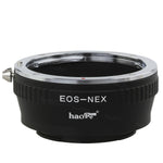 Load image into Gallery viewer, Haoge Lens Mount Adapter for Canon EOS EF EF-S Mount Lens to Sony E-mount NEX Camera such as NEX-3, NEX-5, NEX-5N, NEX-7, NEX-7N, NEX-C3, NEX-F3, a6300, a6000, a5000, a3500, a3000, NEX-VG10, VG20
