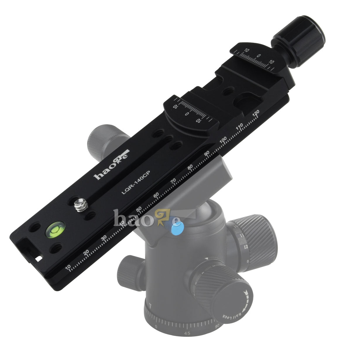 Haoge 140mm Nodal Slide Double Dovetail Focusing Rail Plate with Metal Quick Release Clamp and 60mm Plate for Camera Panoramic Panorama Close Up Macro Shoot fit Arca Swiss RRS Benro Kirk