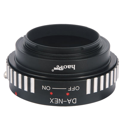 Haoge Lens Mount Adapter for Pentax DA Mount Lens to Sony E-mount NEX Camera such as NEX-3, NEX-5, NEX-5N, NEX-7, NEX-7N, NEX-C3, NEX-F3, a6300, a6000, a5000, a3500, a3000, NEX-VG10, VG20