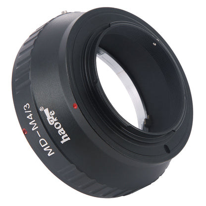 Haoge Manual Lens Mount Adapter for Rokkor MD MC Mount Lens to Olympus and Panasonic Micro Four Thirds MFT M4/3 M43 Mount Camera