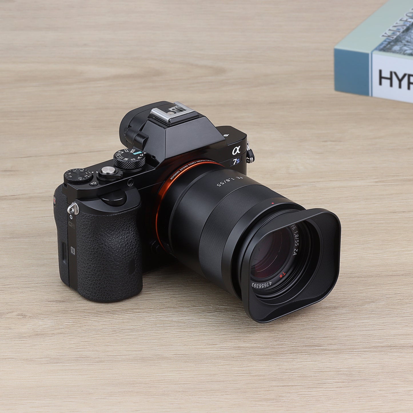 Haoge LH-RX1 Square Metal Bayonet Lens Hood Shade for Sony Carl Zeiss Sonnar T* FE 35mm F2.8 ZA,FE 55MM F1,8 ZA, FE 24mm F1.8 ZA Lens