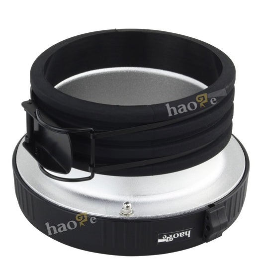 Haoge Profoto to Elinchrom Mount Speedring Ring Adapter Converter for Studio Light Strobe Flash Monolight