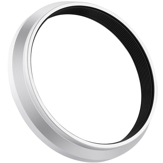 Haoge Filter Adapter Ring for Fujifilm X100VI X100V Camera fit 49mm UV CPL ND Protector Filter Fit Original Lens Cap Silver LAR-XVI-NS
