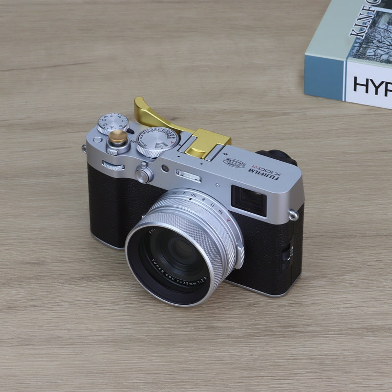 Haoge THB-X2R Support De Pouce Métal Rouge Pour Fujifilm X100VI X100V