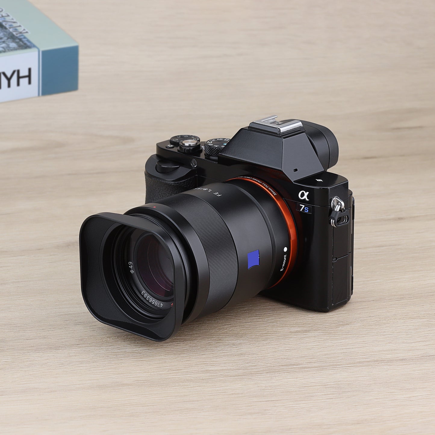 Haoge LH-RX1 Square Metal Bayonet Lens Hood Shade for Sony Carl Zeiss Sonnar T* FE 35mm F2.8 ZA,FE 55MM F1,8 ZA, FE 24mm F1.8 ZA Lens