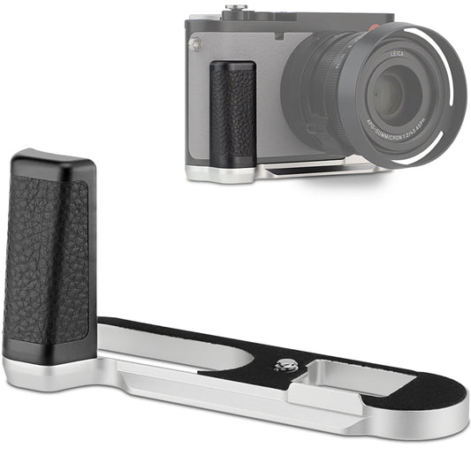 Haoge HG-Q3W Camera Bracket Holder Hand Grip Designed for Leica Q3 Q3 43 Camera Body Silver