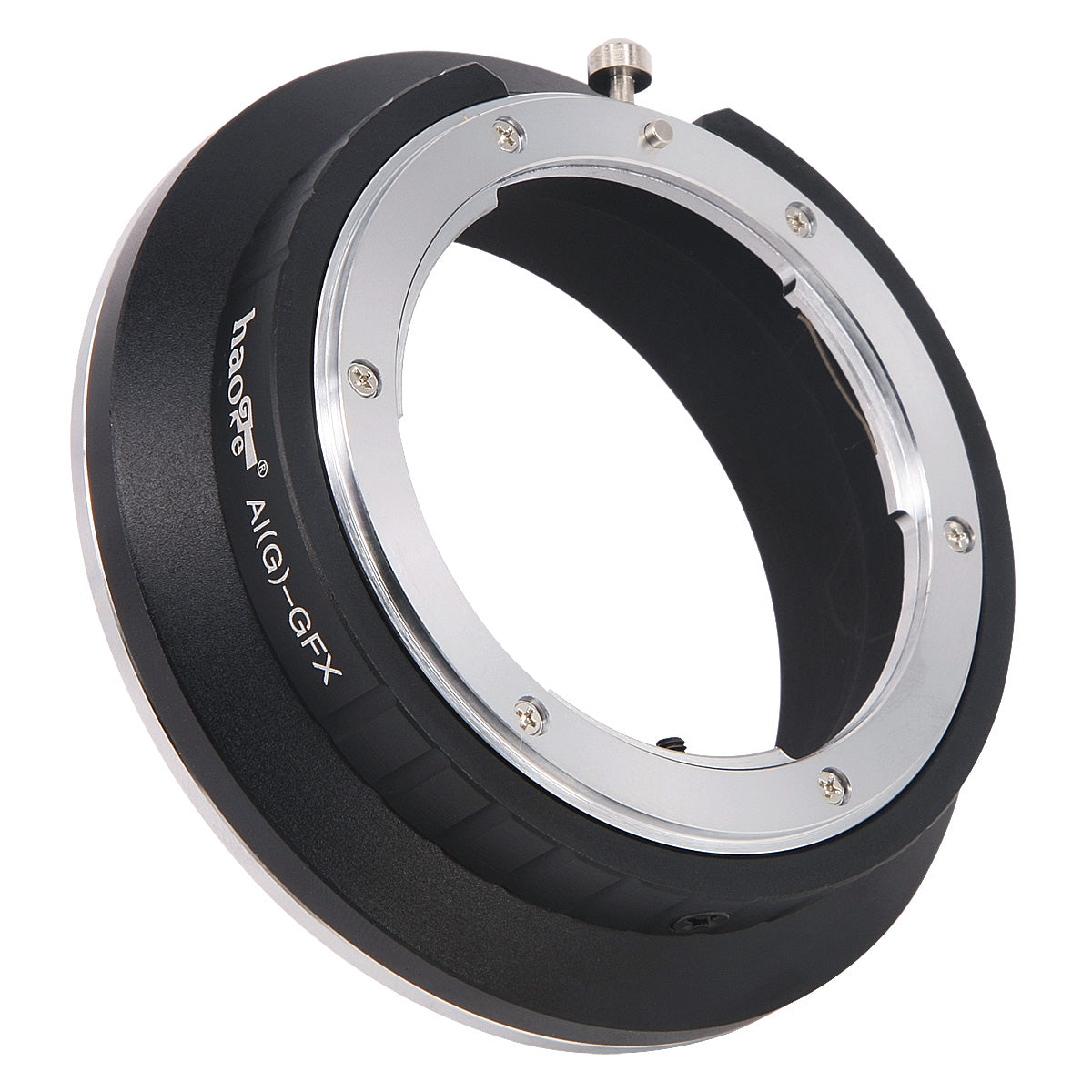 Haoge Manual Lens Mount Adapter for Nikon Nikkor AI / AIS / G / D Lens to Fujifilm Fuji GFX mount Camera such as GFX 50s