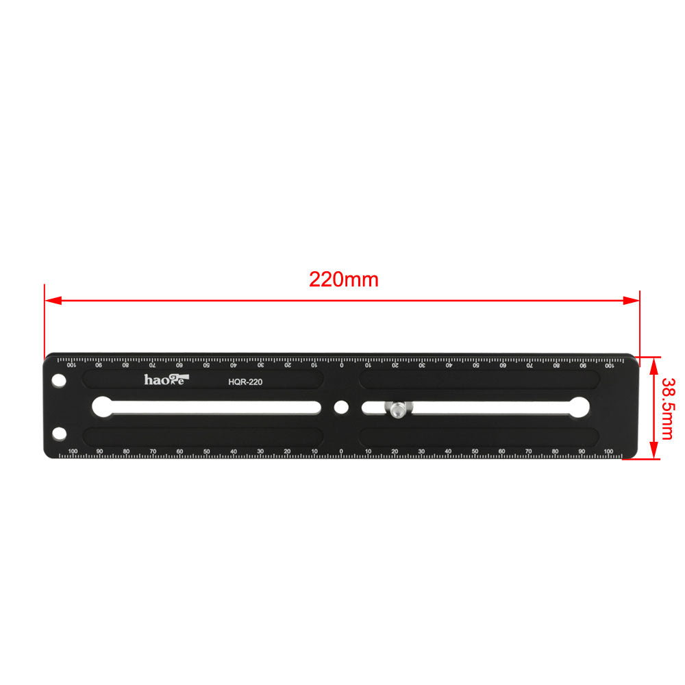 Haoge Quick Release Vertical L Plate Set for Panorama Panoramic Head Fit Arca Swiss Sunwayfoto Markins Sirui Kirk RRS Benro CP