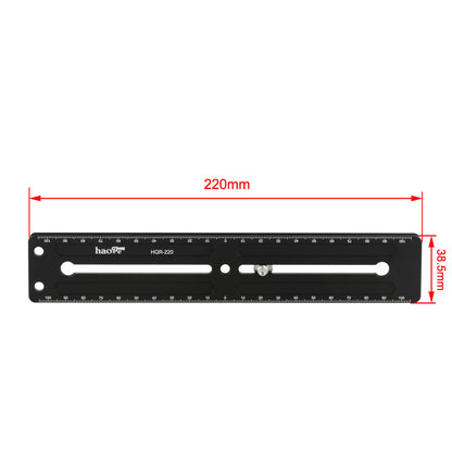 Haoge Quick Release Vertical L Plate Set for Panorama Panoramic Head Fit Arca Swiss Sunwayfoto Markins Sirui Kirk RRS Benro CP