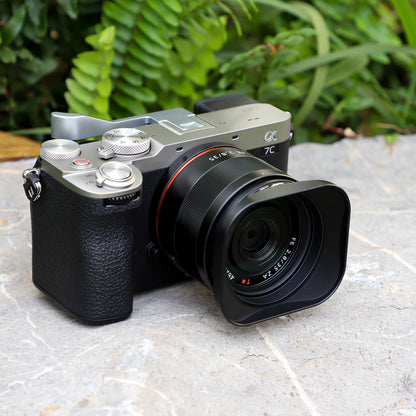 Haoge LH-RX1 Square Metal Bayonet Lens Hood Shade for Sony Carl Zeiss Sonnar T* FE 35mm F2.8 ZA,FE 55MM F1,8 ZA, FE 24mm F1.8 ZA Lens