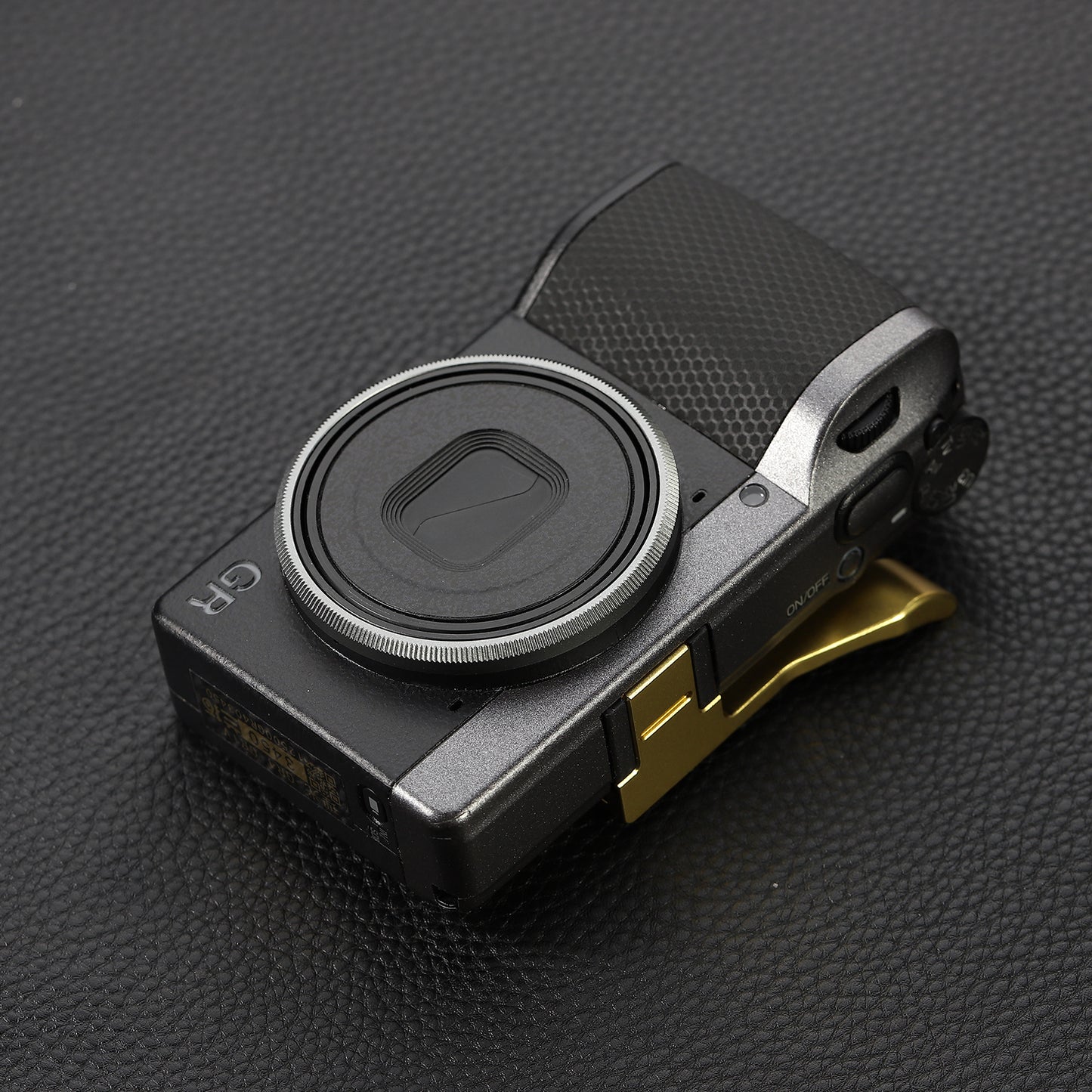 Haoge RRC-GR4-Grey Metal Decorate Ring Cap for RICOH GR IV Camera replaces GN-3