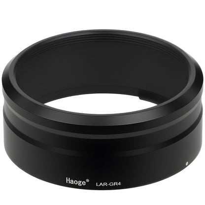 Haoge LAR-GR4 Lens Filter Adapter Ring for RICOH GR IV GRIV GR4 Digital Compact Camera for GW-4 Wide Conversion Lens replaces GA-3