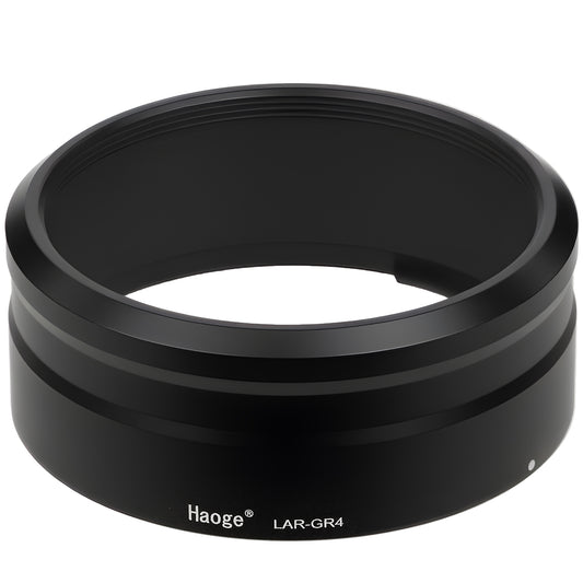 Haoge LAR-GR4 Lens Filter Adapter Ring for RICOH GR IV GRIV GR4 Digital Compact Camera for GW-4 Wide Conversion Lens replaces GA-3