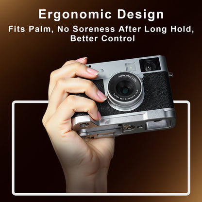 Haoge Handle HandGrip for Fujifilm x half Camera Body Accessories L-Shape Grip Bracket Plate  HG-XHALF-S