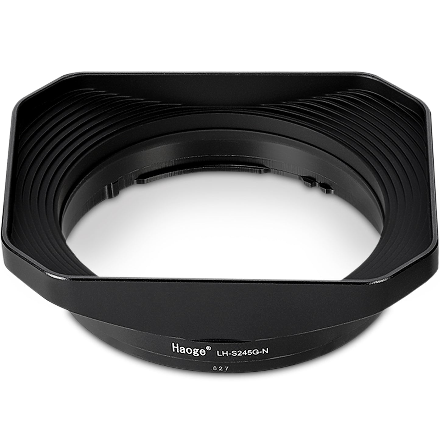Haoge Metal Square Lens Hood for Sony FE 40mm F2.5 G FE 50mm F2.5 G FE 24mm F2.8 G Lens Shade on Sony A7CII A7CR A7R4 and Sony RX1RIII/RX1M2/RX1R/RX1 Camera Bayonet  Mount LH-S245G-N