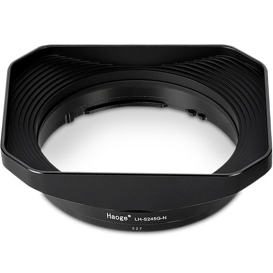 Haoge Metal Square Lens Hood for Sony FE 40mm F2.5 G FE 50mm F2.5 G FE 24mm F2.8 G Lens Shade on Sony A7CII A7CR A7R4 and Sony RX1RIII/RX1M2/RX1R/RX1 Camera Bayonet  Mount LH-S245G-N