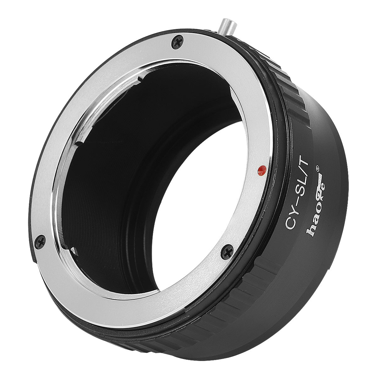 Haoge Manual Lens Mount Adapter for Contax / Yashica C/Y CY Lens to Leica L Mount Camera Such as T, Typ 701, Typ701, TL, TL2, CL (2017), SL, Typ 601, Typ601, Panasonic S1 / S1R