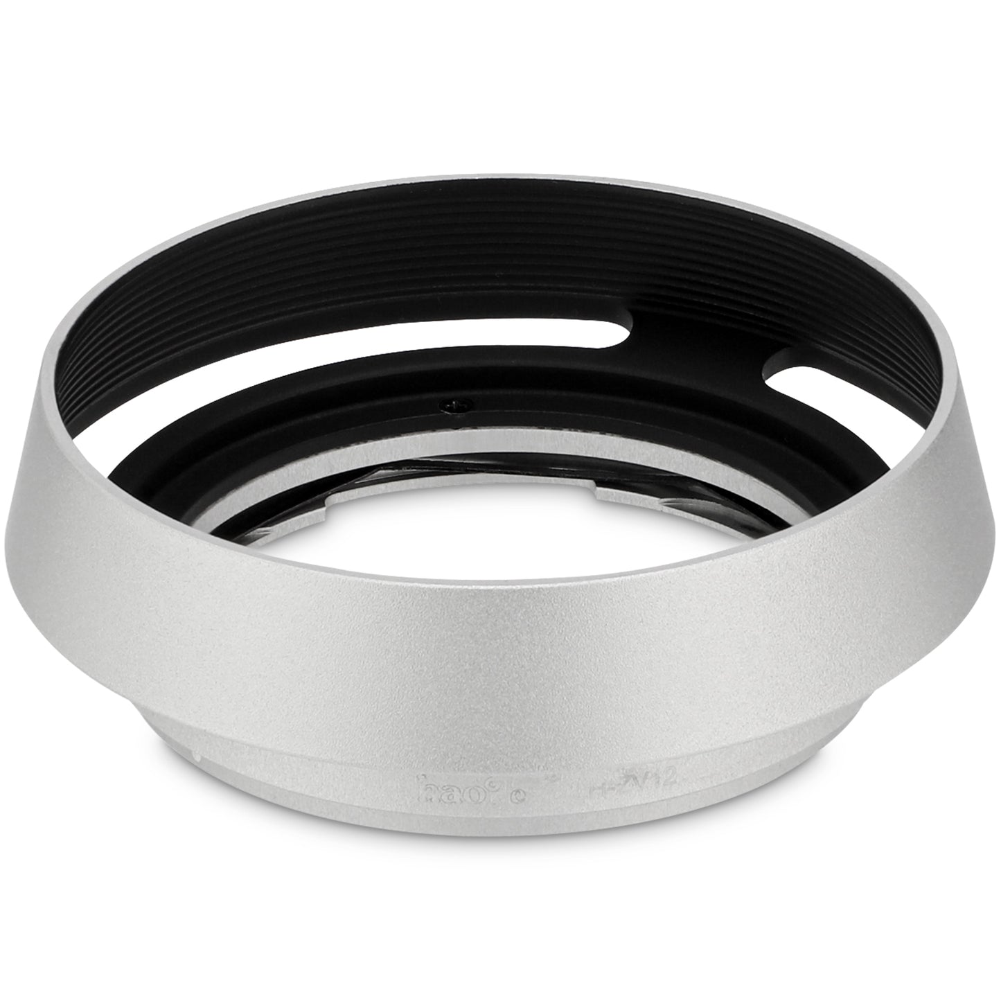 Haoge LH-ZV12 Round Metal Lens Hood for Carl Zeiss C Biogon T* 2.8/28 28mm f2.8 ZM, C Sonnar 1.5/50 50mm f1.5 ZM Lens silver