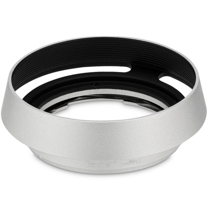 Haoge LH-ZV12 Round Metal Lens Hood for Carl Zeiss C Biogon T* 2.8/28 28mm f2.8 ZM, C Sonnar 1.5/50 50mm f1.5 ZM Lens silver