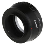 Load image into Gallery viewer, Haoge Lens Mount Adapter for 42mm M42 Screw Mount Lens to Fujifilm X-mount Camera such as X-A1, X-A2, X-A3, X-A10, X-E1, X-E2, X-E2s, X-M1, X-Pro1, X-Pro2, X-T1, X-T2, X-T10, X-T20

