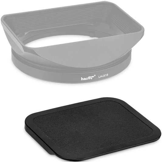 Haoge Plastic Lens Hood On Front Cap Cover for Haoge LH-X18 LH-E245 LH-B72T LH-B77T LH-G65 LH-S85B LH-S20B LH-S24B LH-S27B Lens Hood
