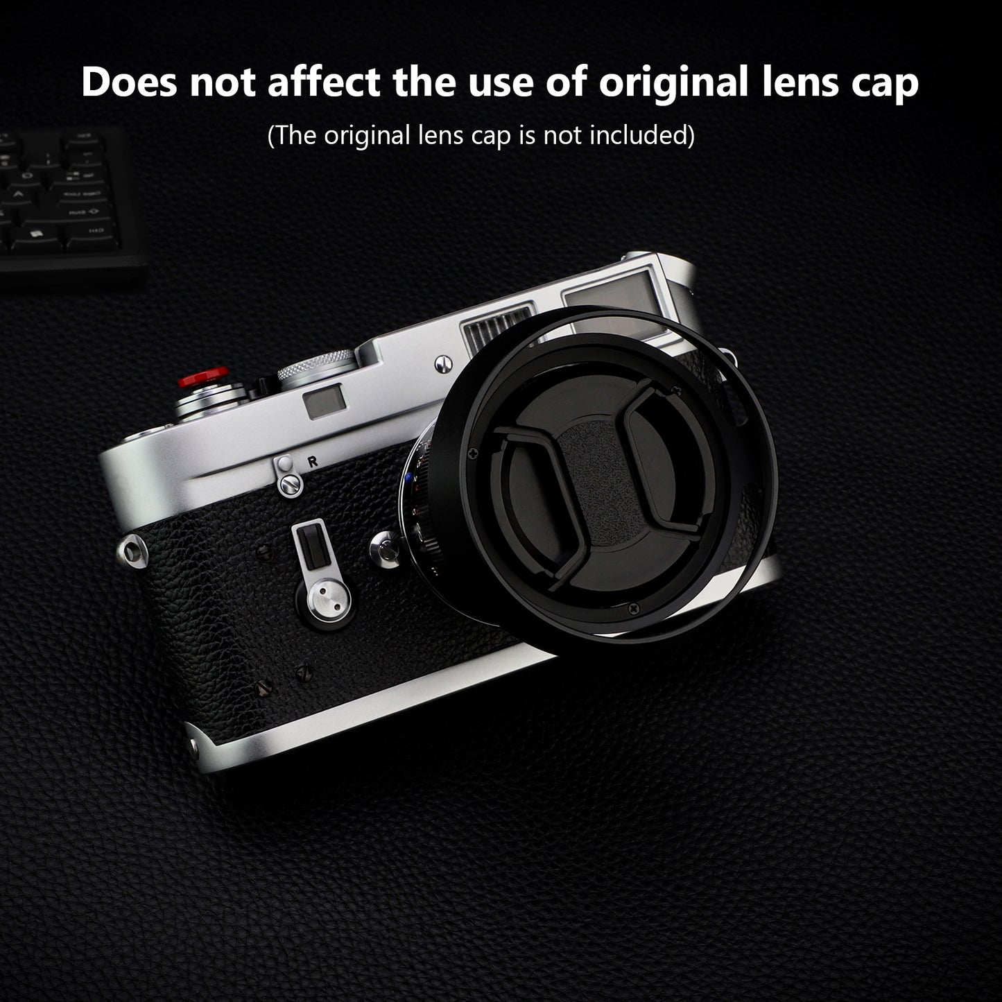 Haoge LH-ZV09 Round Metal Lens Hood for Carl Zeiss C Biogon T* 2.8/28 28mm f2.8 ZM, C Sonnar T* 1.5/50 50mm f1.5 ZM Lens