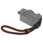 Load image into Gallery viewer, Haoge Camera Hand Wrist Strap for Sony a5000 a5100 a6000 a6100 a6300 a6400 a6500 a6600 NEX-3N NEX-5T NEX-5R NEX-6 NEX-7 NEX3 NEX5 NEX6 NEX7 Climbing Rope Coffee
