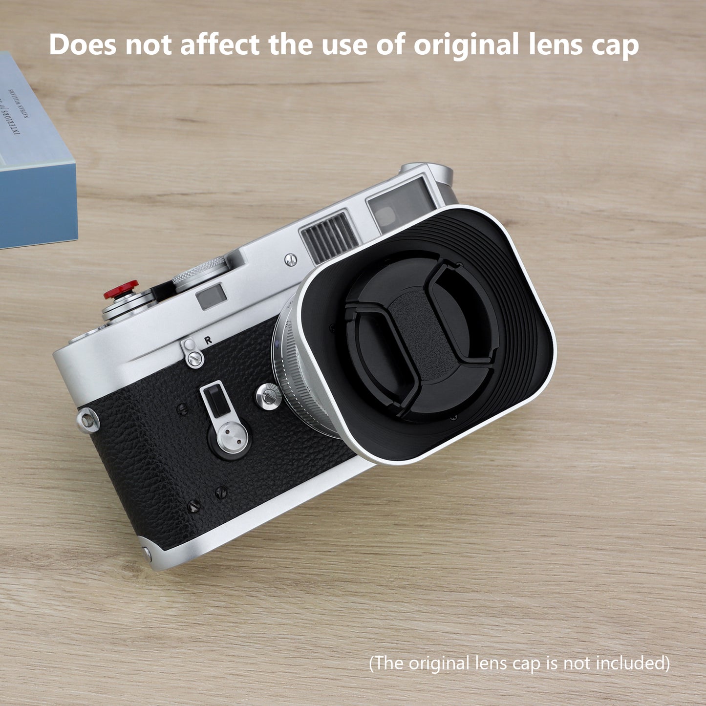 Haoge LH-ZV07 Square Metal Lens Hood for Carl Zeiss Biogon T* 2/35 35mm f2 ZM, C Biogon 2.8/35 35mm f2.8 ZM, Planar T 2/50 50mm f2 ZM; Voigtlander NOKTON CLASSIC 35mm f1.4 I＆II VM, 40mm f1.4 VM;50mm f/1.5 Aspherical II VM Lens silver