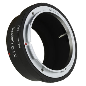 Haoge Lens Mount Adapter for Canon FD Lens to Fujifilm X-mount Camera such as X-A1, X-A2, X-A3, X-A10, X-E1, X-E2, X-E2s, X-M1, X-Pro1, X-Pro2, X-T1, X-T2, X-T10, X-T20