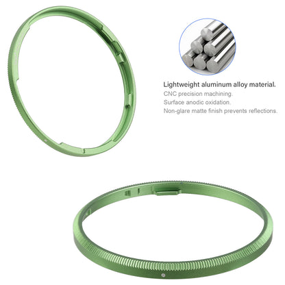 Haoge RRC-GR4-Green Metal Decorate Ring Cap for RICOH GR IV GR4 Camera replaces GN-3