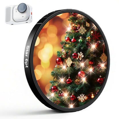 Haoge Star Filter for Insta360 GO Ultra, 6 Points Starlight Twinkle Starburst Sparkling Effect Lens Filter, Optical Glass/Multi-Coated Filters