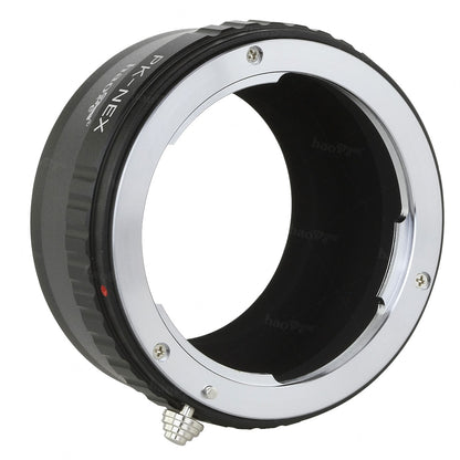 Haoge Lens Mount Adapter for Pentax K PK Mount Lens to Sony E-mount NEX Camera such as NEX-3, NEX-5, NEX-5N, NEX-7, NEX-7N, NEX-C3, NEX-F3, a6300, a6000, a5000, a3500, a3000, NEX-VG10, VG20