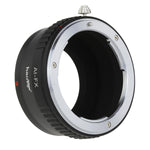 Load image into Gallery viewer, Haoge Lens Mount Adapter for Nikon Nikkor F Mount AI AI-S Lens to Fujifilm X-mount Camera such as X-A1, X-A2, X-A3, X-A10, X-E1, X-E2, X-E2s, X-M1, X-Pro1, X-Pro2, X-T1, X-T2, X-T10, X-T20
