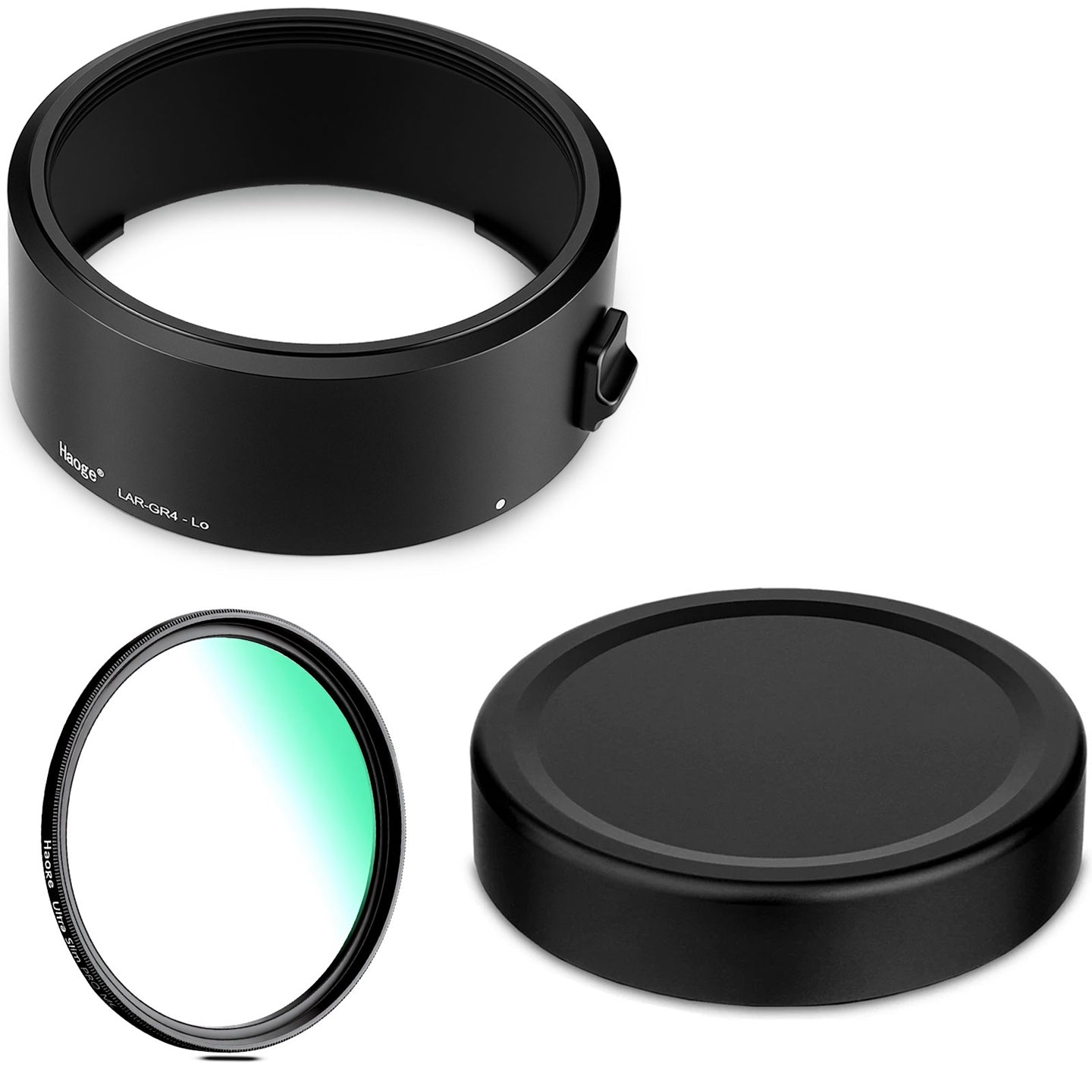 Haoge New 49mm UV CPL ND Filter Adapter Ring for RICOH GR4 GR IV HDF GR IV Monochrome Digital Compact Camera Lens for GT-2 GW4 Wide Conversion Lens replaces GA-3