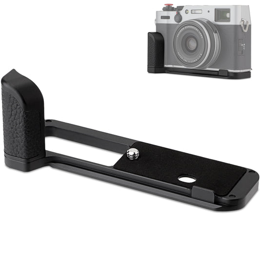 Haoge HG-X100V Quick Release Plate Camera Bracket Holder Hand Grip for Fujifilm Fuji X100V Camera fit Arca Swiss Sunwayfoto Kirk RRS Benro