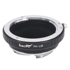 Haoge Lens Mount Adapter for Pentax K mount Lens to Leica M-mount Camera such as M240, M240P, M262, M3, M2, M1, M4, M5, CL, M6, MP, M7, M8, M9, M9-P, M Monochrom, M-E, M, M-P, M10, M-A