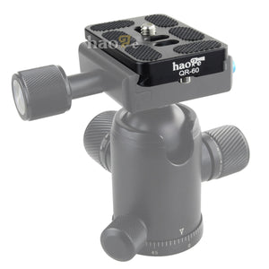Haoge 60mm QR Lens Plate Quick Release Arca Swiss Compatible