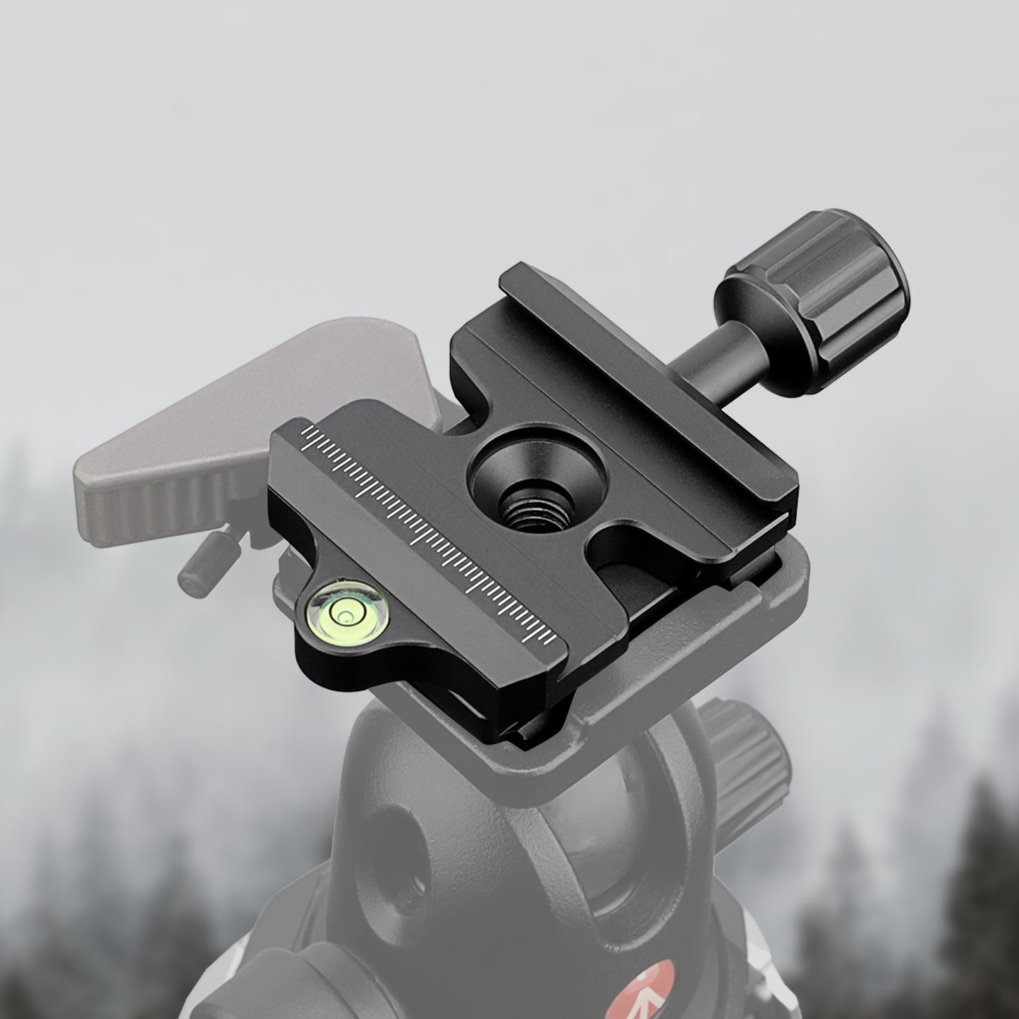 Haoge Quick Release QR Clamp Adapter Convertor for Manfrotto RC2 System to Arca-Swiss Compatible