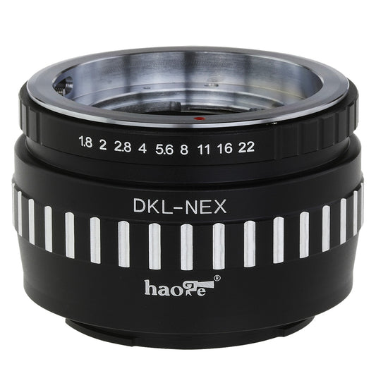 Haoge Lens Mount Adapter for Voigtlander Retina DKL mount Lens to Sony E-mount NEX Camera such as NEX-3, NEX-5, NEX-5N, NEX-7, NEX-7N, NEX-C3, NEX-F3, a6300, a6000, a5000, a3500, a3000, NEX-VG10, VG20