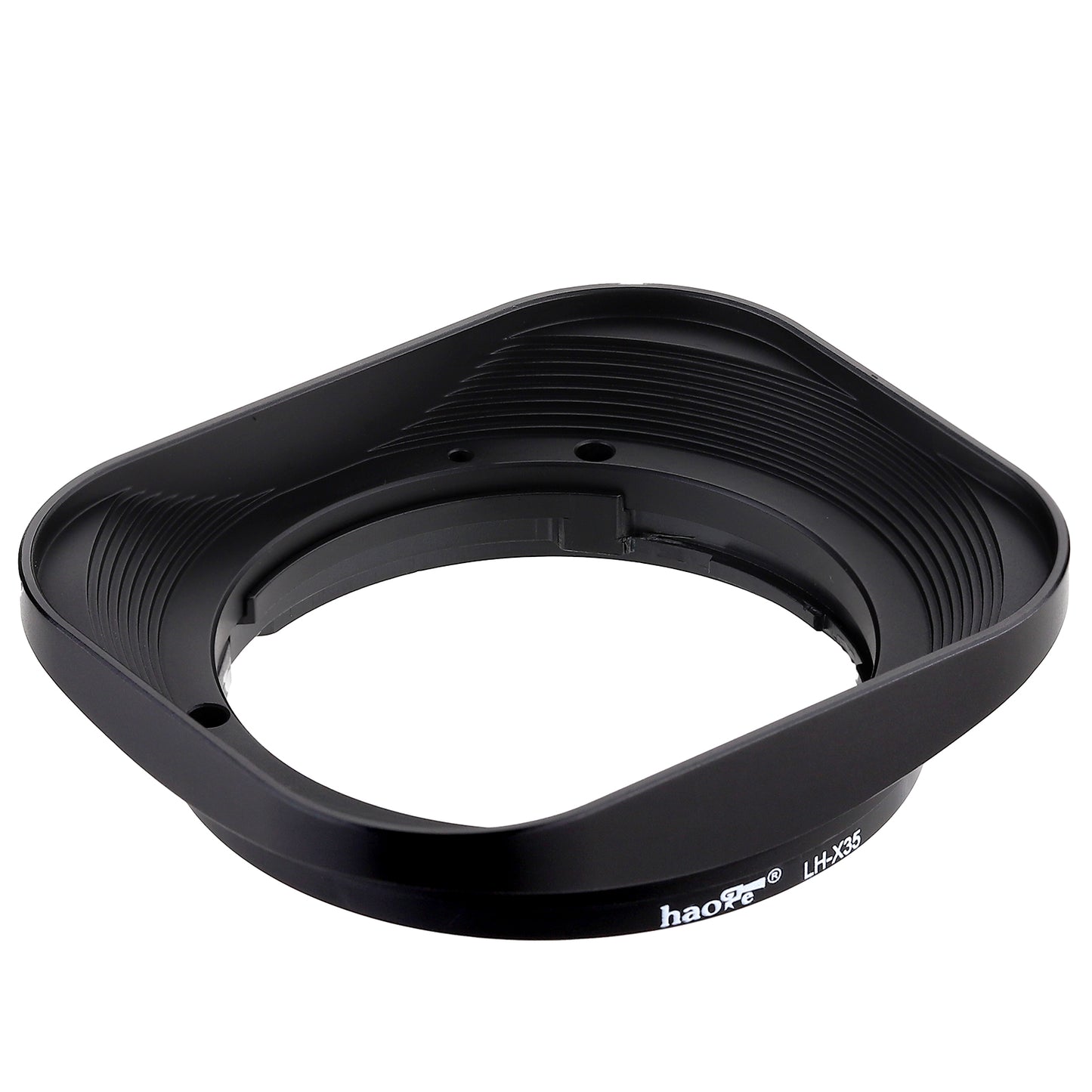Haoge LH-X35 Square Metal Lens Hood Shade for Fuji Fujifilm XF 35mm f/2 R WR and XF 23mm f/2 R WR XC35mm F2 lens