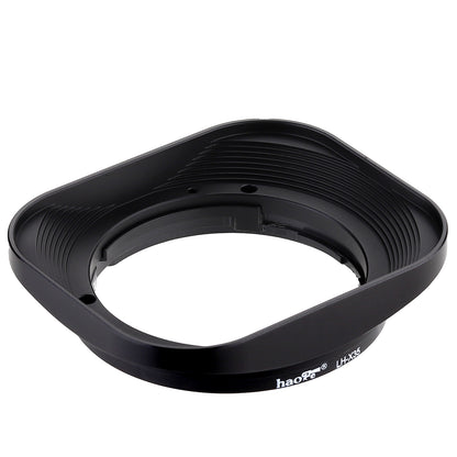 Haoge LH-X35 Square Metal Lens Hood Shade for Fuji Fujifilm XF 35mm f/2 R WR and XF 23mm f/2 R WR XC35mm F2 lens