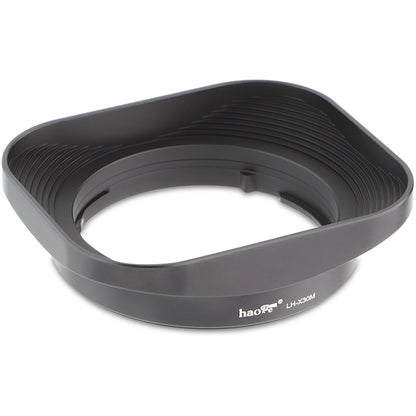 Haoge LH-X30M Lens Hood for Fujifilm Fuji XF 30mm F2.8 R LM WR Macro Lense Metal Square Bayonet Hood