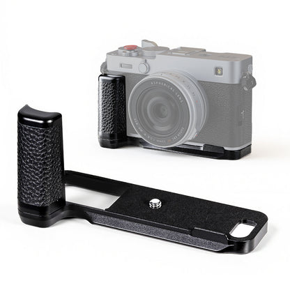Haoge Handle HandGrip for Fujifilm X-E5 xe5 Camera Body L-Shape Grip Bracket HG-FUXE5N-B Black With Arca-Swiss standard Plate