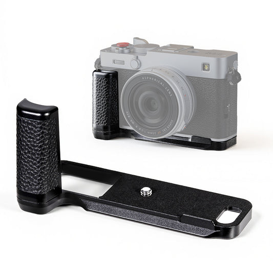 Haoge Handle HandGrip for Fujifilm X-E5 xe5 Camera Body L-Shape Grip Bracket HG-FUXE5N-B Black With Arca-Swiss standard Plate