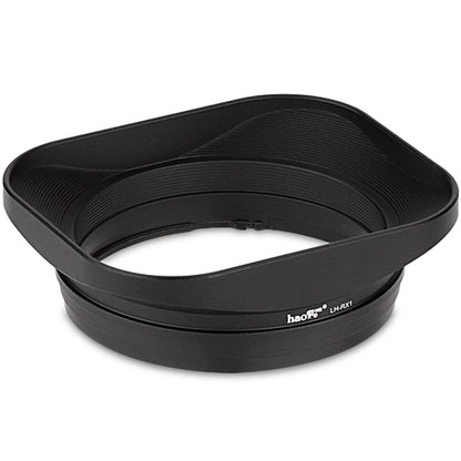 Haoge LH-RX1 Square Metal Bayonet Lens Hood Shade for Sony Carl Zeiss Sonnar T* FE 35mm F2.8 ZA,FE 55MM F1,8 ZA, FE 24mm F1.8 ZA Lens