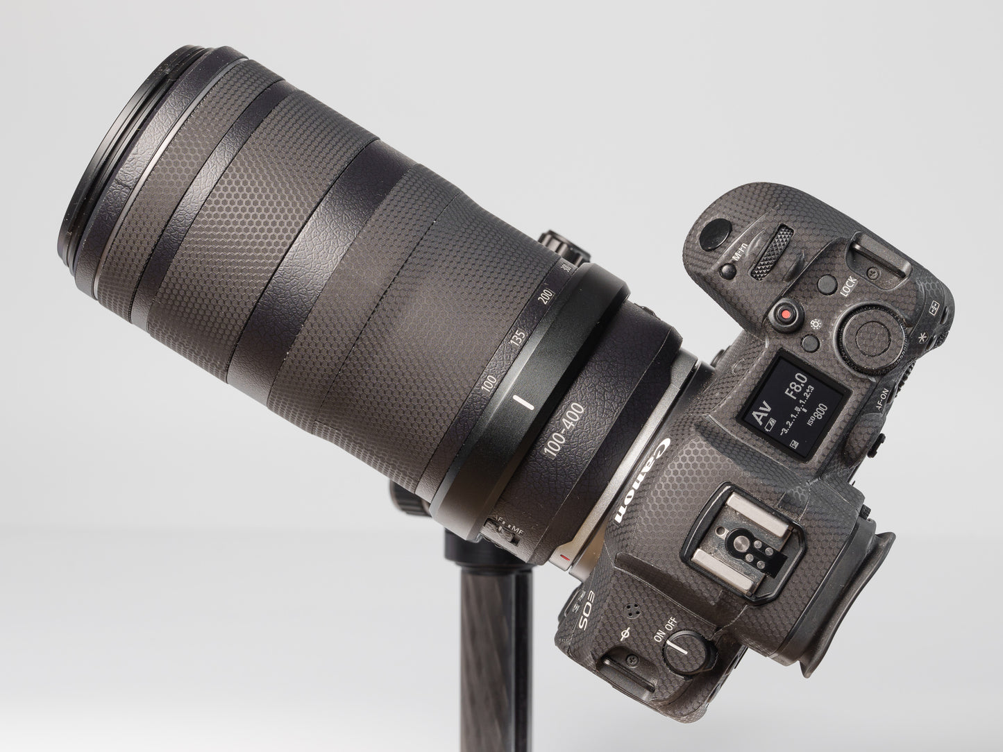 Haoge LMR-RF140 Lens Collar Tripod Mount Ring for Canon RF100-400mm F5.6-8 IS USM Lens Stand Base Canon RF-Mount built-in Arca Type Quick Release Plate