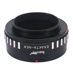Load image into Gallery viewer, Haoge Manual Lens Mount Adapter for Exakta EXA Mount Lens to Sony E mount NEX Camera as NEX-3, NEX-5, NEX-5N, NEX-7, NEX-7N, NEX-C3, NEX-F3, a6500, a6300, a6000, a5000, a3500, a3000, NEX-VG10, VG20
