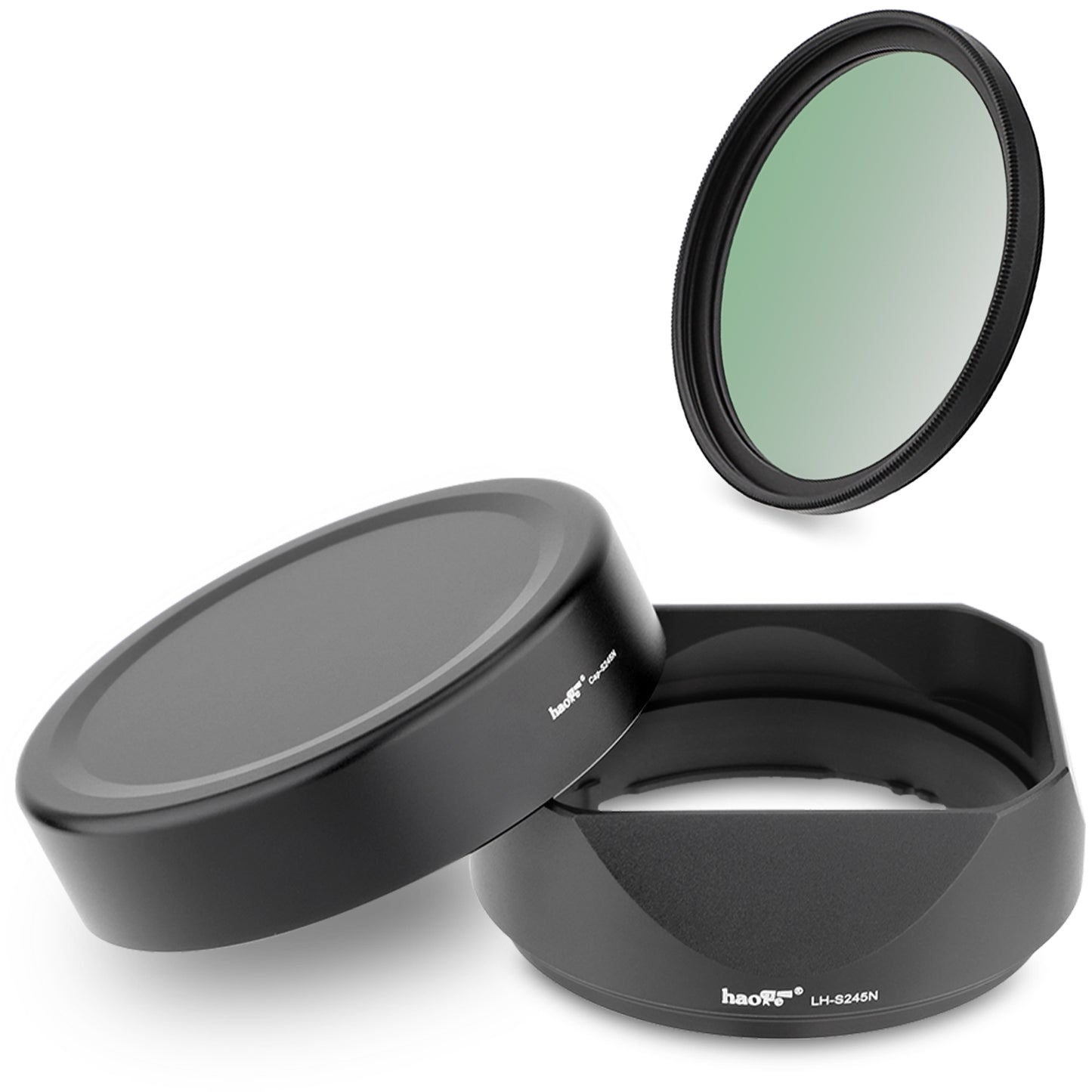 Haoge Metal Square Lens Hood for Sony RX1RIII/RX1RM3/RX1M2/RX1 Camera and Sony FE 40mm F2.5 G FE 50mm F2.5 G FE 24mm F2.8 G Lens Shade on A7CII A7CR A7R4 Camera Bayonet  Mount