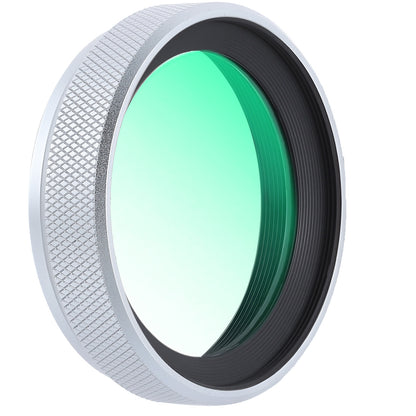 Haoge LUV-X54W Metal Lens Hood with MC UV Protection Multicoated Ultraviolet Lens Filter for Fujifilm X100VI Fuji X100V Camera Silver